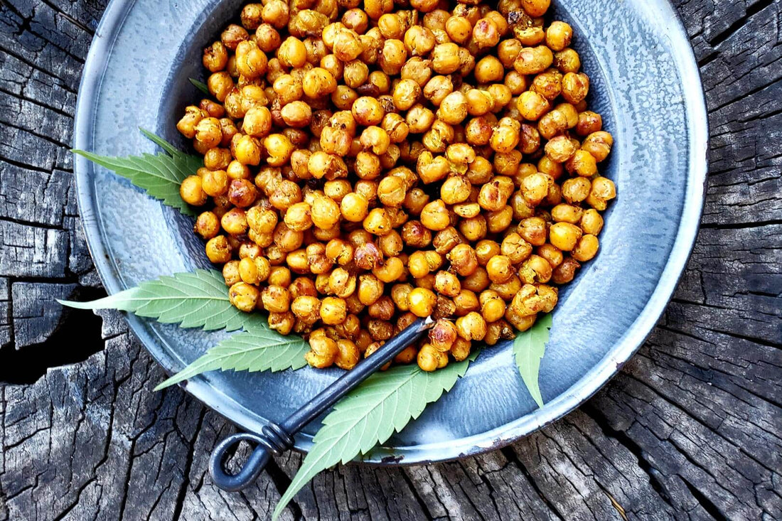 Sea Salt and Vinegar Roasted Chickpeas