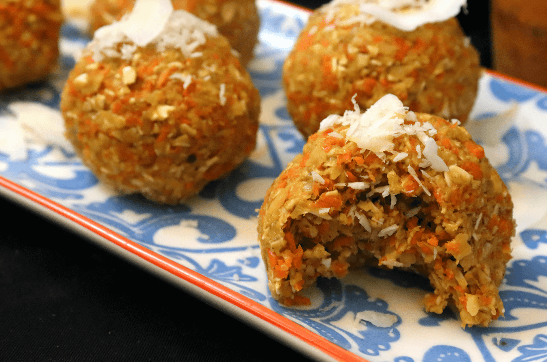 No-Bake Carrot Cake Energy balls