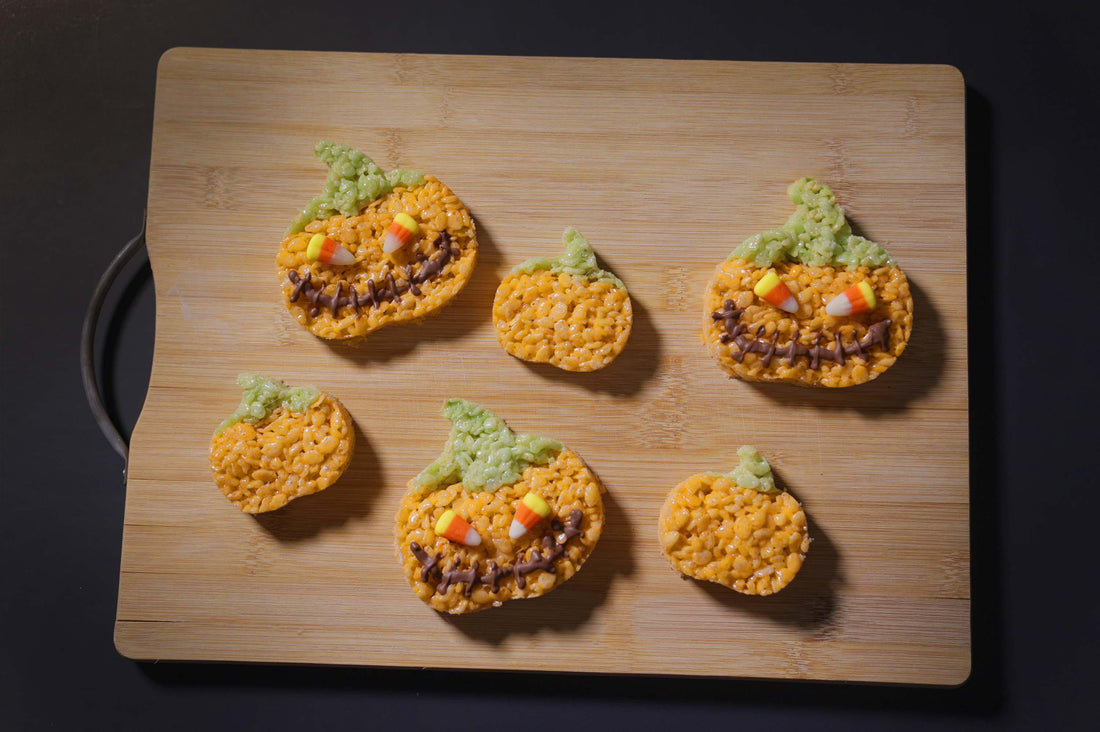 Jack-o’-Lantern Rice Krispie Treats - Magical Brands