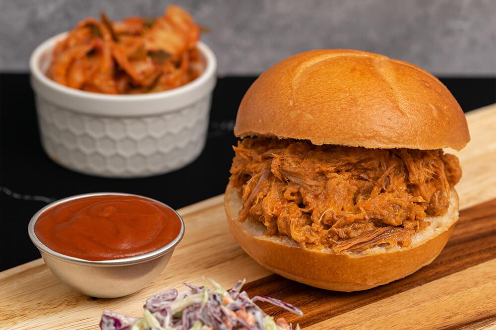 Smoked Pork Loin with Korean Style BBQ Sauce