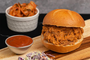 Smoked Pork Loin with Korean Style BBQ Sauce