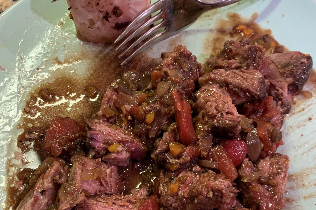 Magical Sous Vide Waygu Osso Buco with Sauteed Mushroom Garnish