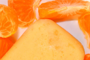 Fresh Homemade Orange Creamsicle Popsicle