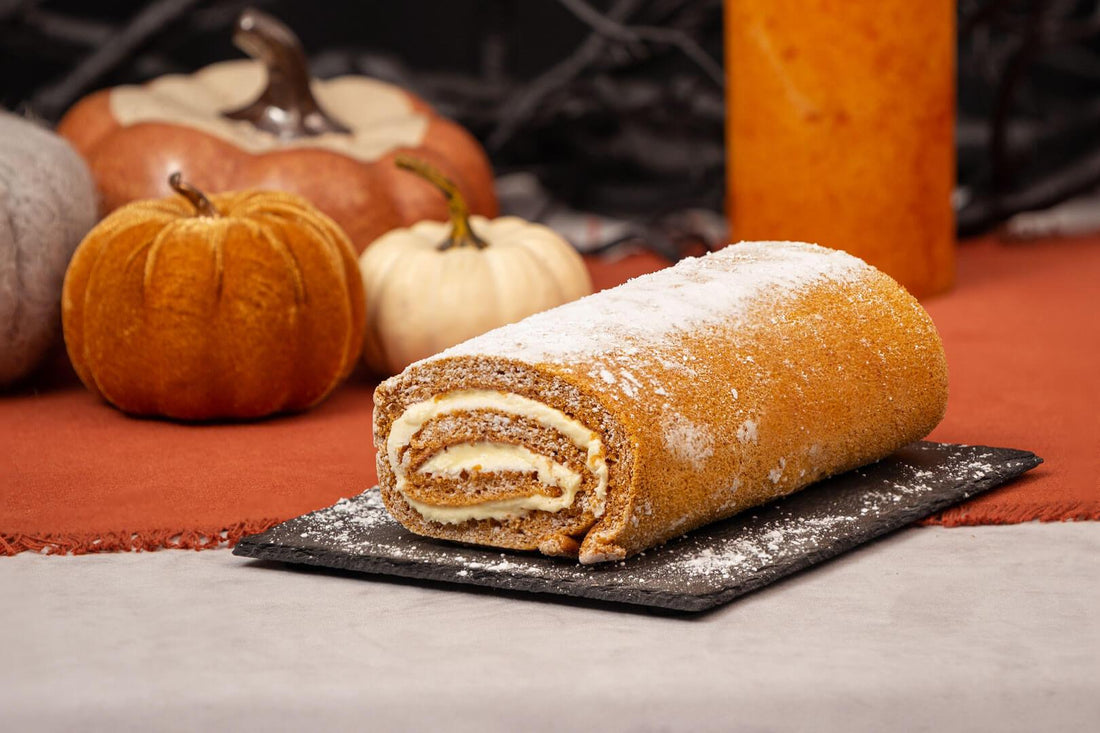 Pumpkin Spice Swiss Cake Roll