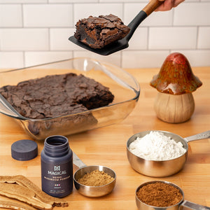 Relaxing Reishi Powder Brownies