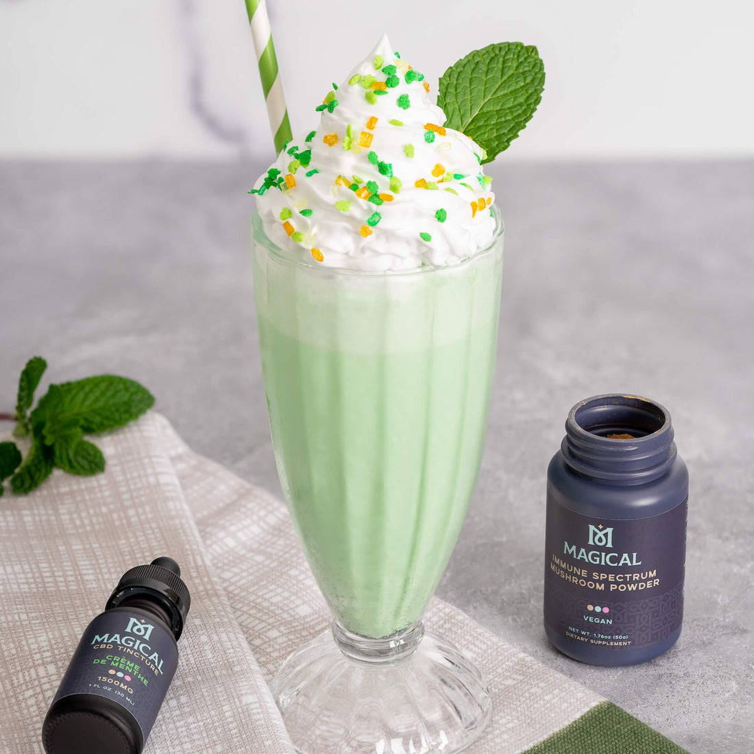 Shroom-Rock Shake (Mushroom Milkshake)