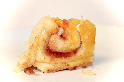 Strawberries and Cream Cinnamon Roll