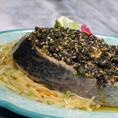 Saumon en croûte de nori