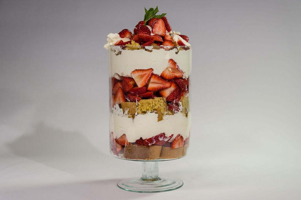 Strawberry Shortcake Trifle