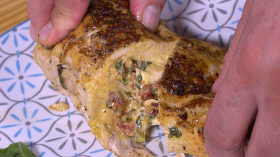Poitrine de poulet farcie à l'italienne