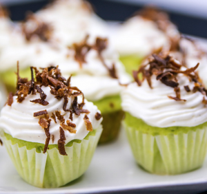 Key Lime in da Coconut Cupcakes