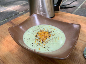 Smoked Gouda and Broccoli Soup
