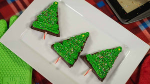 Christmas Tree Brownies