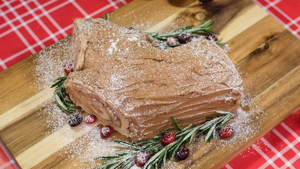 Yule Log Cake