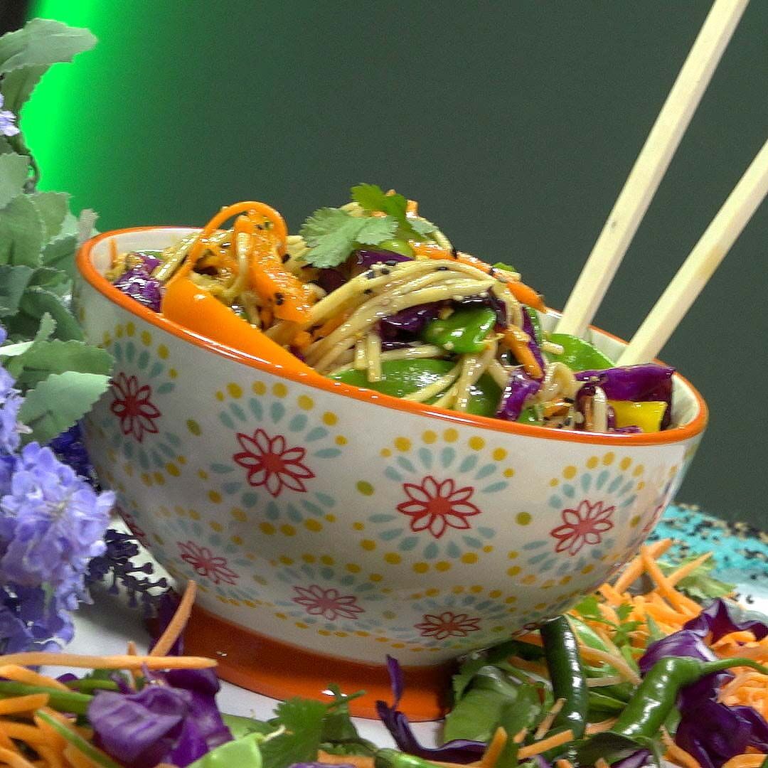 Udon Noodle Bowl with Infused Chili Sauce