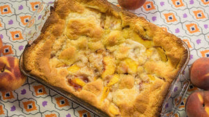 Grilled Peach Cobbler