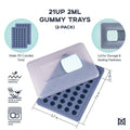 
                
                    Load image into Gallery viewer, Magical 21UP Gummy Molds 2mL (2 PACK)
                
            